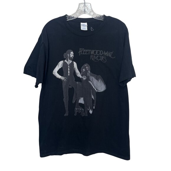 Fleetwood Mac Rumours Graphic Tshirt Mens Large Black Band Concert - Picture 1 of 8